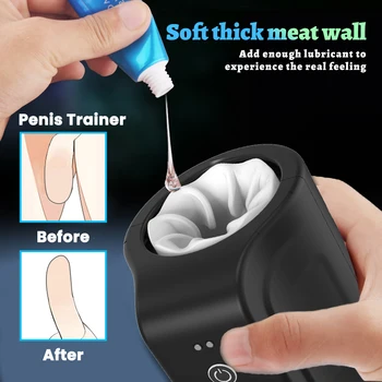 IPX8 Waterproof Automatic Male Masturbator Rotation Sucking Machine Blowjob Vagina Masturbator Sex Toys for Men Goods for Adults 4