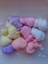 10 pares de los niños calcetines finos de verano sección de los niños de verano Calcetines de bebé del caramelo de los niños de color es corta