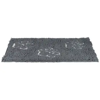 

TRIXIE Mat absorbent antisoiling and padded-80x55 cm-Gray-For dogs