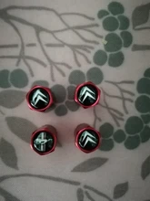 Nuevo 4 Uds Auto vástago de válvula de neumático tapas para Citroen C4 Picasso C4L C3-XR C2 C3 C5 C6 accesorios de coche