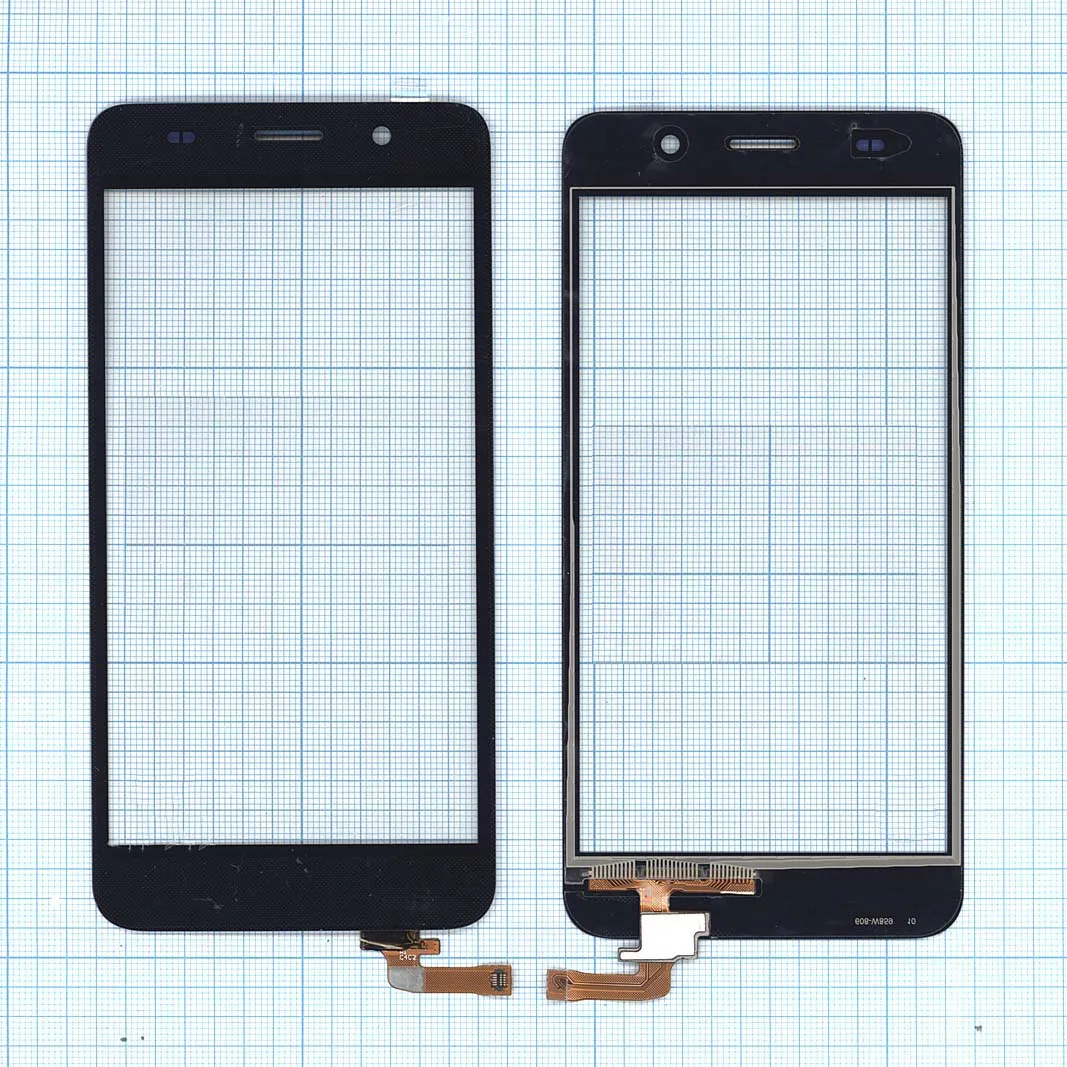 Touch glass (touchscreen) for Huawei Ascend Y6 Black | Мобильные телефоны и аксессуары