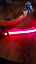 Collar LED de nailon para mascotas, fluorescente y luminoso, suministros para mascotas, correa de seguridad nocturna intermitente de seguridad que brilla en la oscuridad