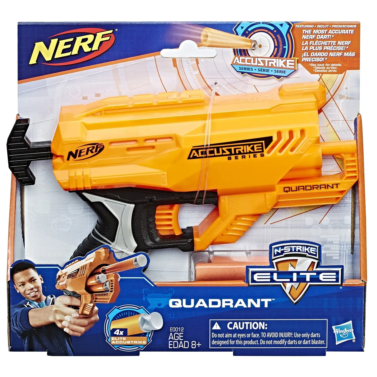 Бластер Nerf Элит Аккустрайк Квадрант