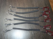 Cordones de pesca Multicolor, cuerdas multicolores para Kayak, acampada, Alicates de seguridad, agarres de labios, aparejos, accesorios de pesca, 6 uds.