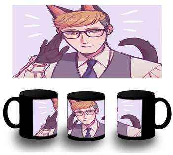 

CUP FULLY black MAN CAT ALLURING black mug