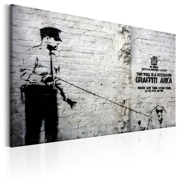 

Picture-Graffiti Area (Police and a Dog) by Banksy - 60x40 cm