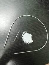 Aguja para tejer suéter de 43/60/80cm, anillo de acero inoxidable, tejido de agujas, Kits de costura Circular, herramienta para tejer DIY