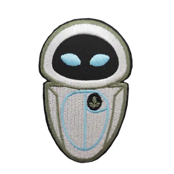 

3'' Pixar WALL-E Eve Patch Future Space Robot Embroidered Iron On Applique