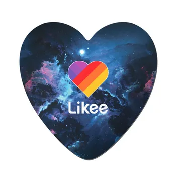 

Backpack, roomy backpack "LIKEE (LIKE Video), for walking and school, for outdoor activities roomy and bright. LIKEE