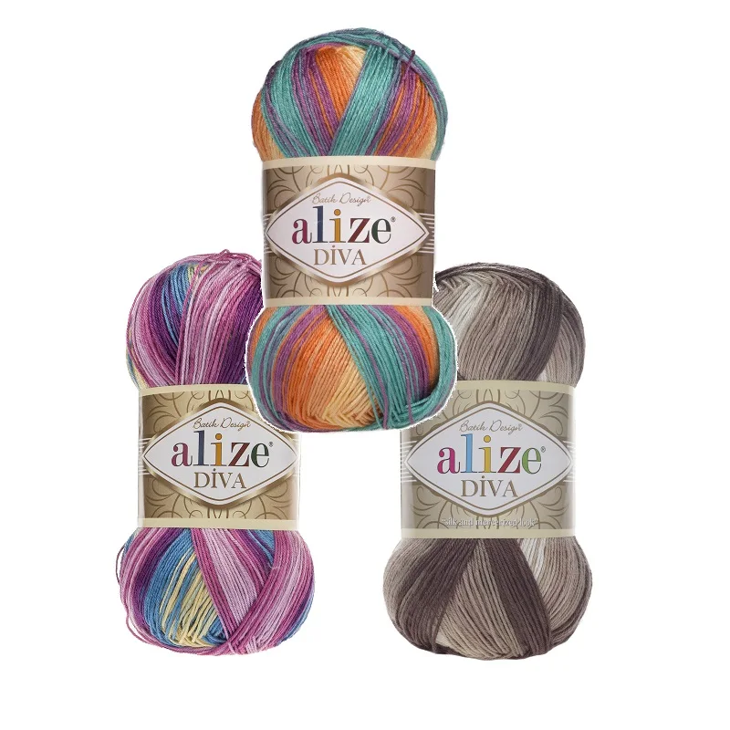 Unboxing Alize Diva Yarns 😍 #crochet #crochetlove #yarn #alizediva 