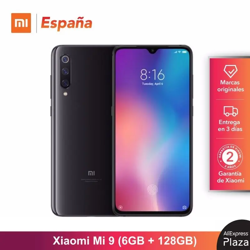 [Global Version for Spain] Xiaomi Mi 9 (Memoria interna de 128GB RAM 6GB bateria 3300 mAh) Móvil | Мобильные телефоны и