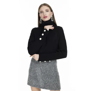 

Lela Handles Button Detail Pullover WOMEN SWEATER 54511065K