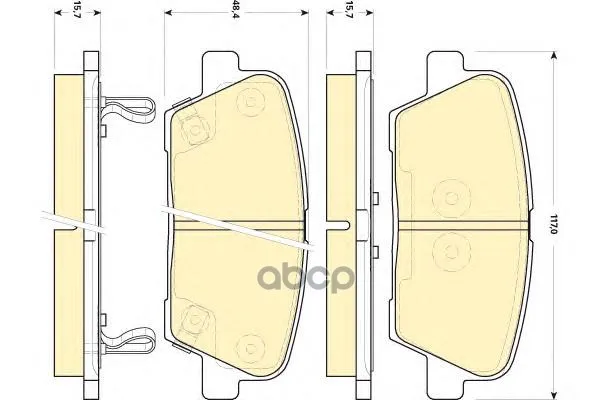 Колодки Тормозные Hyundai Santa Fe(Cm) 2.2d 09-/Kia Sorento(Xm) 09- Задние Girling 6134999 Girling арт. 6134999