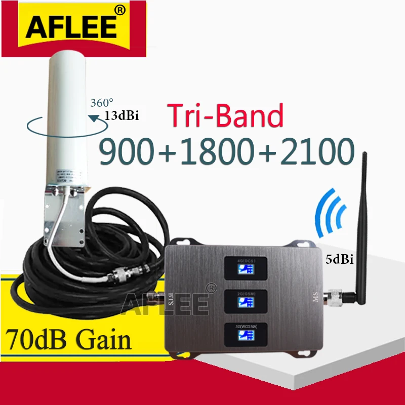 Hot! 900 1800 2100 2G 3G 4G Tri Band Cellular