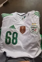 Camiseta de fútbol de Argelia, Maillot de fútbol 2020, 2021, fethili SLIMANI, BRAHIMI Home, BENNACER blanco, Mahrez 7