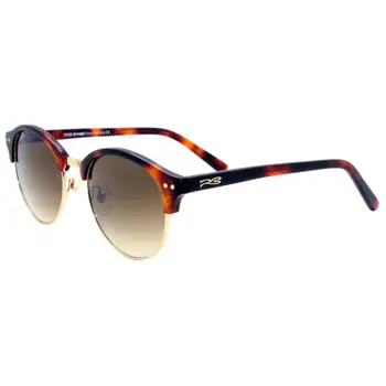 

Errebé Crespell 102/45, Unisex Metal bridge round sunglasses, Havana Color, with UV400 protection