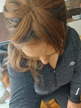 Flequillo brasileño de cabello humano, Clip de flequillo postizo hecho a mano, flequillo ligero y romo de aire suave