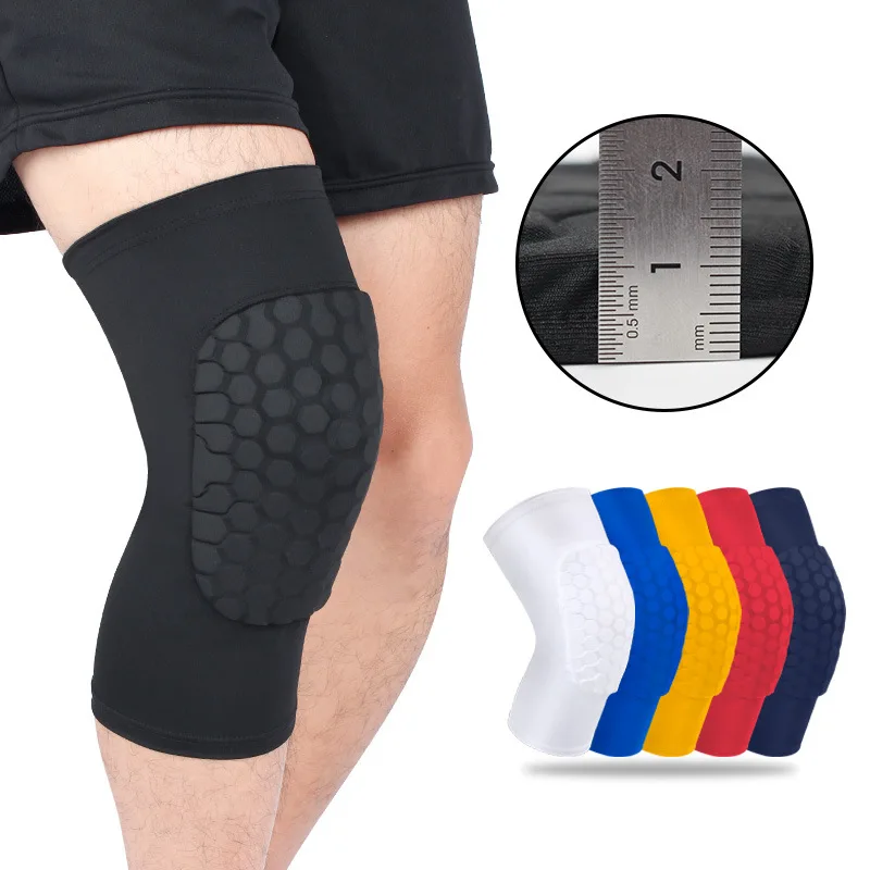 2pcs Knee Pads Football Compression Knee Protector Brace