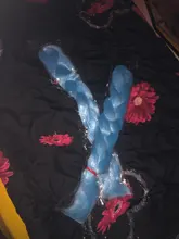 Cabello trenzado fluorescente brillante de neón, tamaño gigante sintético, trenzas de pelo brillante en la oscuridad, 24 pulgadas, 100g