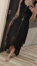Falda gótica Verano malla Irregular mujeres faldas estrella cremallera negro Punk faldas gótico oscuridad señora falda Casual suelta Streetwear faldas