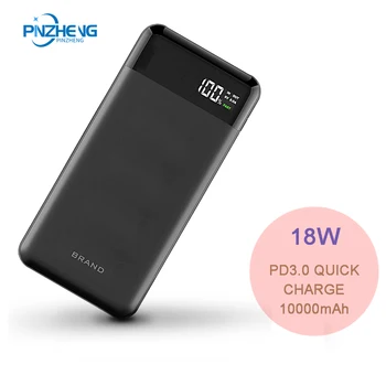 10000 30000mah パワーバンクポータブル充電器外部バッテリーミラースクリーン poverbank iphone xiaomi サムスン powerbank led ライト