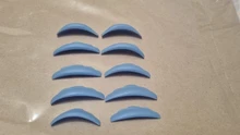 Pestaña de silicona para extensiones de pestañas, 5 pares, azul/claro, almohadilla permanente de reciclaje, Escudo de elevación, 3D, rizador de pestañas, herramientas de extensión