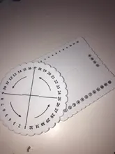 2 uds cuadrado redondo Kumihimo trenzado Cable de discos tejido placa disco trenzado tejido DIY herramienta