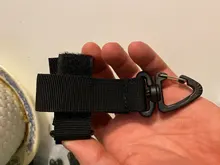 Guantes de equipo militar para acampada, accesorio con gancho, para exteriores, tácticos, cuerda de escalada, hebilla de almacenamiento, guante para acampada, hebilla colgante