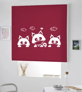 

Blind Iroa roll Child/three kittens! ROLLER BLINDS TRANSLUCENT! (NETWORK 100X175)