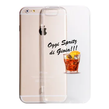 

Cover per TUTTI GLI IPHONE - OGGI SPRITZ DI GIOIA Trasparente UltraSottili AntiGraffio Antiurto Case Custodi MADE IN ITALY