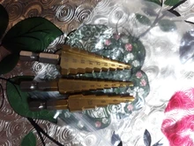 La broca de taladro paso 3-13/3-12/4-12/4-20/4-22 HSS titanio acero taladro para Metal carpintería de paso cono de herramientas de corte de taladro para agujeros poco