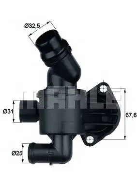 Thermostat AUDI A4/A6/Q5 2.0TD 08-10/MAHLE KNECHT TI3487 | Автомобили и мотоциклы