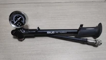 GIYO-Bomba de aire plegable GS-02D de alta presión para bicicleta, hinflador de 300 psi, con palanca, calibrador para horquilla y suspensión trasera, para bicicleta de montaña