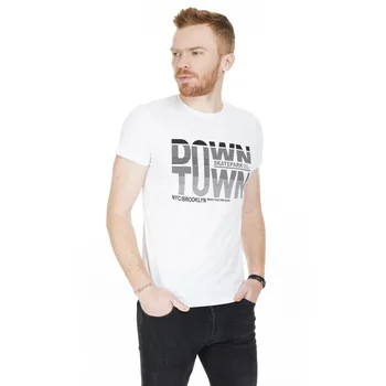 

Buratti Printed Bike Collar T SHİRT 54135