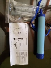 Purificador de agua para exteriores, para acampar, senderismo, supervivencia, portátil, filtro de agua