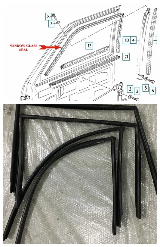 Window guide WINDOW GLASS SEAL Glass weatherstrip FOR VW Passat Syncro Varian Quantum 1981 1988|Auto Seals| - AliExpress