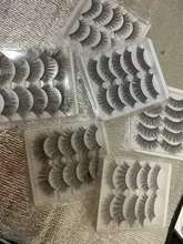 SEXYSHEEP-pestañas postizas 3D de visón, pestañas largas naturales/gruesas, útiles de extensión de belleza, 5 pares