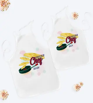 

Personalized Dual Mother Girl Kitchen Apron Set-2