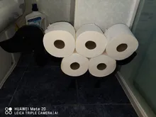 Portarrollos de papel higiénico para baño, accesorios de cocina, estante de almacenamiento de pañuelos, rollo de hierro fundido, soporte de baño