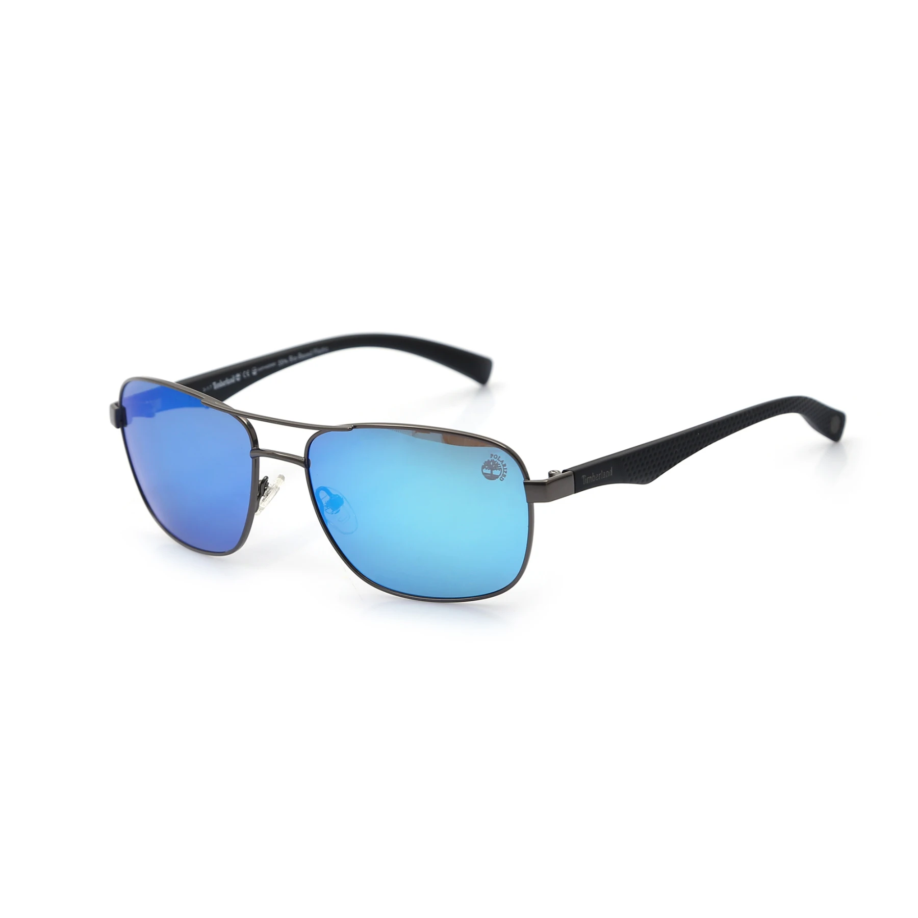 

Men's sunglasses tb 9136 09h metal metallic organic rectangle rectangular 59-17-140 timberland