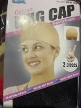 2 unidades/Paquete de gorro de peluca, red para tejer, redes para peluca, malla para peluca elástica, gorra para hacer pelucas, tamaño libre