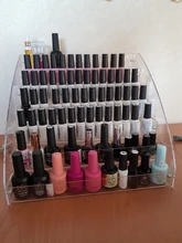Organizador de exhibición de esmalte de uñas acrílico, 2-3-4-5-6-7 capas, manicura, cosméticos, soporte para presentación de joyería, caja de maquillaje de acrílico transparente