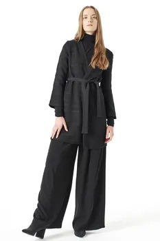 

Collar Braided Cardigan