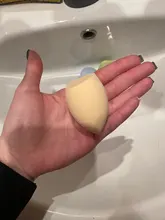 4/1pc maquillaje licuadora Puff cosmético de maquillaje esponja con caja de almacenamiento de la Fundación esponja para polvo herramienta de la belleza de las mujeres Accesorios