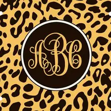 На заказ Красивые монограммы номерного знака леопардовая печать монограмма автомобиля тег