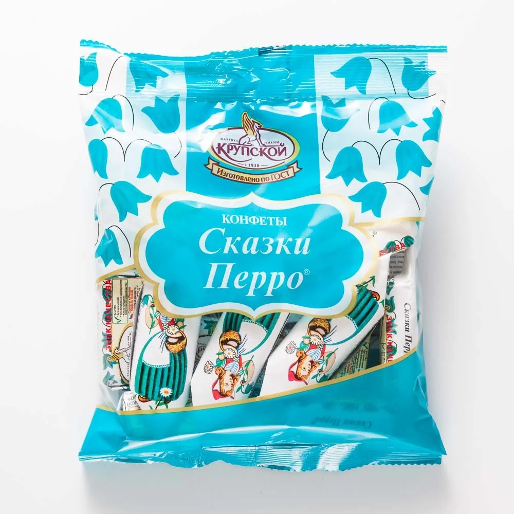Конфеты фабрика им. Крупской Сказки Перро, 200 г|Doces de chocolate ...