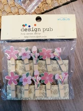 10 unids/lote helado Kawaii fruta papel Memo Clips de papelería pinza de ropa artesanal Clips clavijas