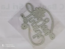 DiyArts-troqueles de Thank You para álbum de recortes, plantillas para perforar con cuchillas, plantillas de patrones en relieve, 2020 artesanales