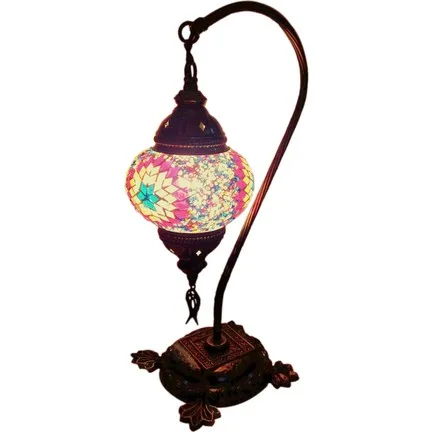 Turkish Mosaic Lamp Swan Neck Moroccan Marrakech Lamp Glass Turkish Lights Tiffany Bedside Table Turkish Lamp Made In Turkey Table Lamps Aliexpress
