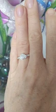 Heart-Ring Zircon Fine-Jewelry 925-Sterling-Silver Women Love Original Wedding Fashion